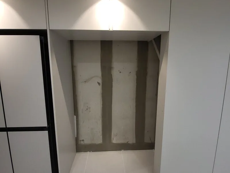 냉장고장 상부장 문짝 교체
